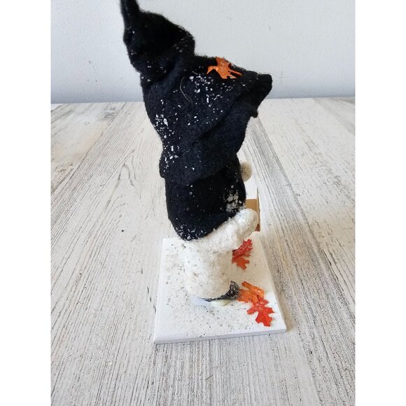 Elaine roesle tiny witchy witch halloween RARE Saint Nicholas snow children orig - Picture 4 of 7